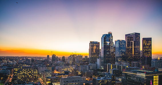 city building photo during sunset thumbnail
