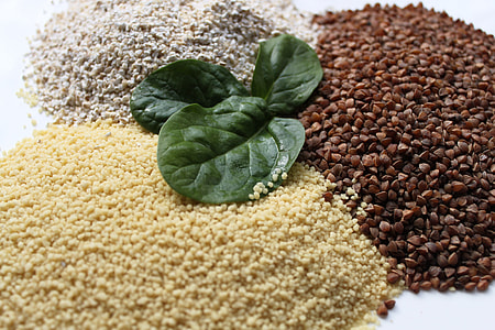three assorted-color spices close-up photo thumbnail