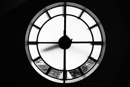 inside of a clock grayscale photography thumbnail