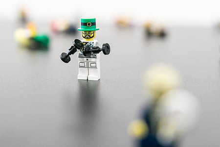 selective focus photography of LEGO minifigurine thumbnail