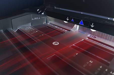 gray and red printer tab thumbnail