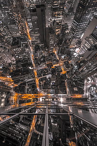 birds eye photo of concrete buildings thumbnail