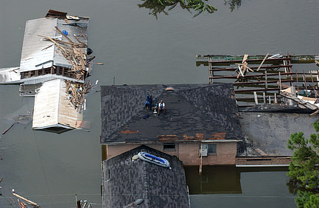 New Orleans, Louisiana after the flooding of Hurricane Katrina  thumbnail