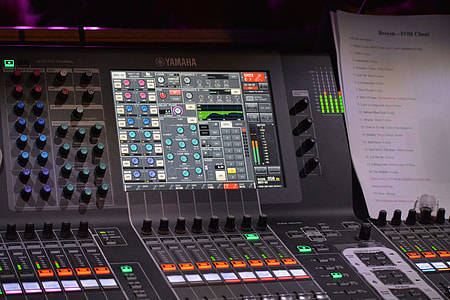 closeup photo of DJ mixer console thumbnail
