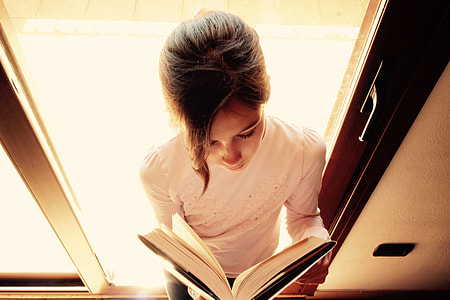 woman reading book thumbnail