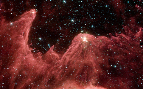 red and black galaxy with stars thumbnail
