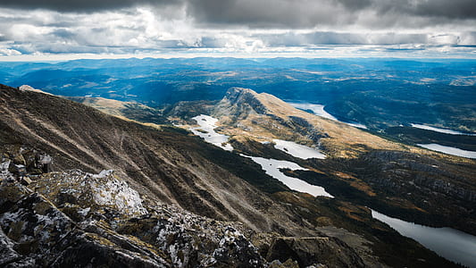 aerial photo of mountain thumbnail
