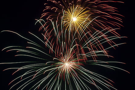 low-angle shot photography of fireworks thumbnail