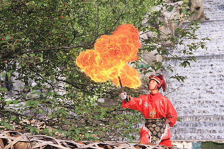 man playing fire thumbnail