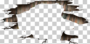 Crack, concrete hole illustration PNG clipart