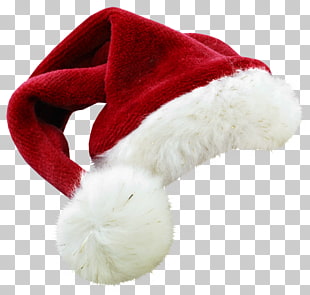 Santa Claus Hat Christmas , Transparent Red Santa Hat , red Santa Claus hat PNG clipart