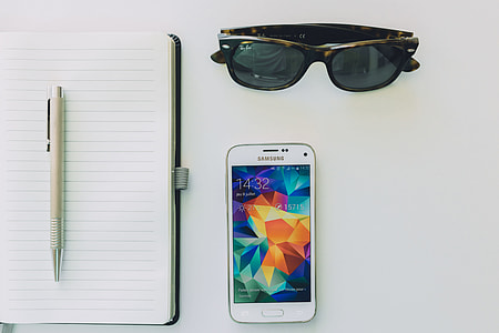 Sunglasses, Notepad and Android thumbnail