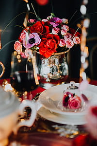 Table Decorations & Flowers for Valentine thumbnail