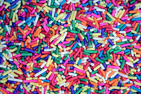 assorted-color sprinkler candy lot thumbnail