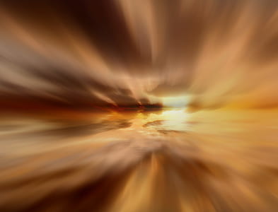 gold, sunset, surreal, motion, sun, water thumbnail