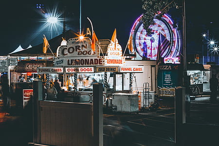assorted neon signage during night time thumbnail