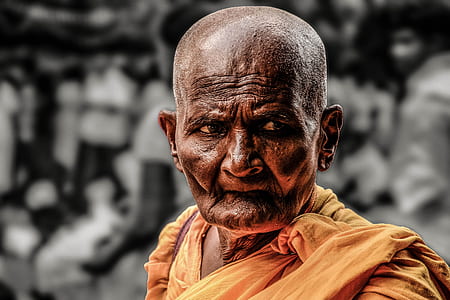 Monk in yellow robe thumbnail