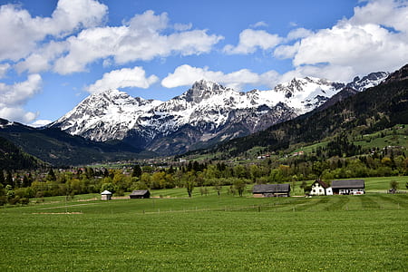 snow, landscape, nature, sky thumbnail