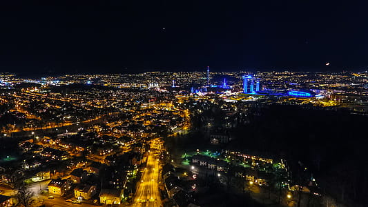 City during Night Time thumbnail