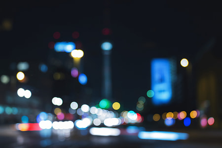 Abstract city lights thumbnail