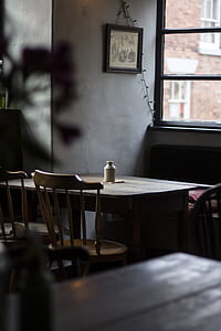 brown wooden dining table thumbnail