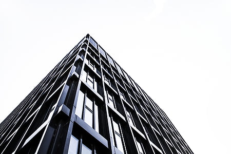 grey concrete building low angle photo thumbnail