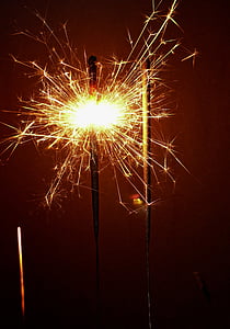 close-up photo of lighted sparkler thumbnail