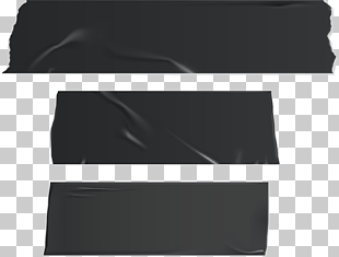 Adhesive tape, hand-painted black adhesive tape, three black stickers PNG clipart