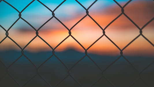 closeup photography of chain-link fence thumbnail