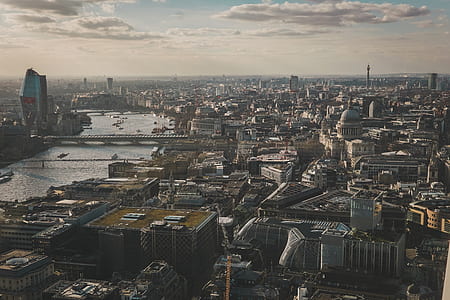 aerial photography of city escape during daytime thumbnail