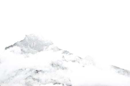 snow, covered, mountain, hill, valley, summit thumbnail