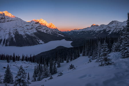 snow-capped mountain during daytime thumbnail