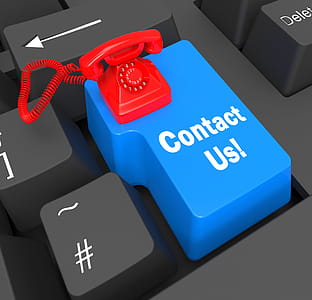 Contact Us Phone Indicating Send Message And Service thumbnail