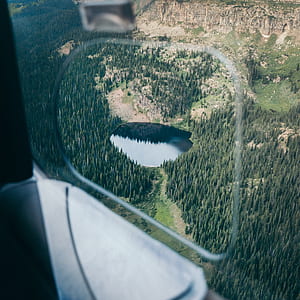body of water surround by trees thumbnail