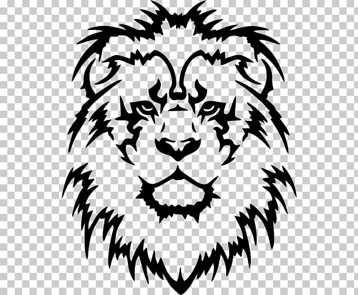 Lion Wall decal Bumper sticker, lion head, lion PNG clipart