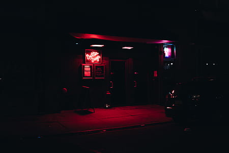 red neon light signage turned on thumbnail