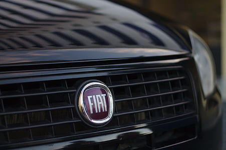 red Fiat car emblem thumbnail