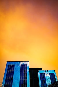 low, angle, photography, high, rise, building thumbnail