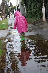 toddler wearing raincoat thumbnail