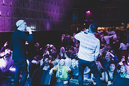 people, lights, blur, crowd thumbnail