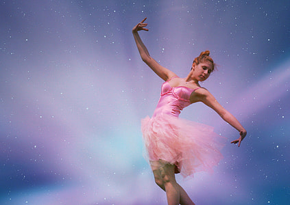 pink dressed performing ballerina dancer thumbnail