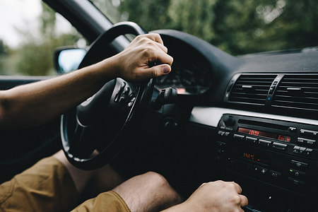 Man driving the car thumbnail