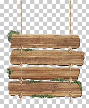 Wood Plank Sign Barrel, Wood, four layer of wood hanging signage PNG clipart
