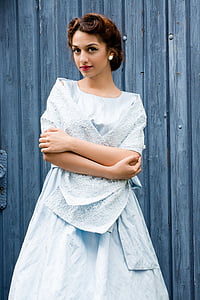 women's wearing white dress during daytime thumbnail