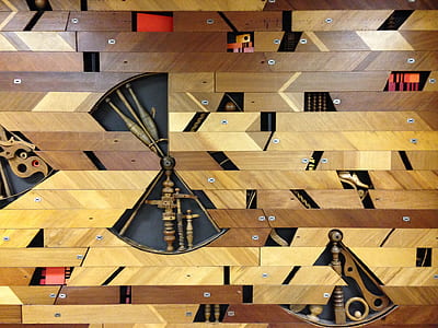 brown wooden shelves thumbnail