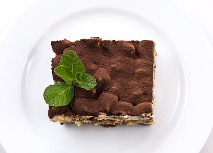 chocolate cake with green leafy vegetable thumbnail