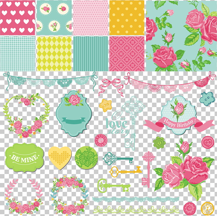 Valentine S Day Flower Box Assorted Color And Print Background