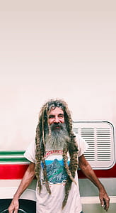 man leaning on wall thumbnail