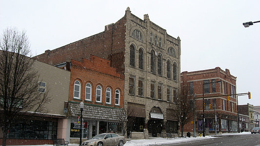 Buildings on Broadway in Logansport, Indiana thumbnail