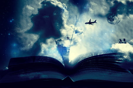 blue art painting thumbnail